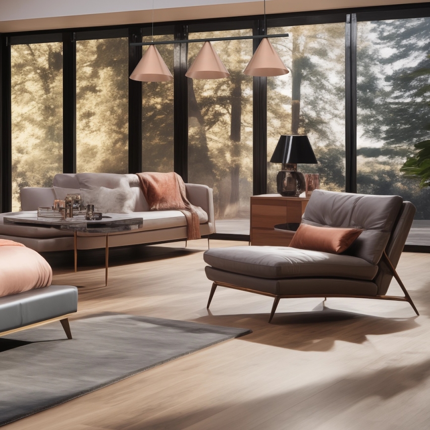 Żyrandol na linkach CAPITAL 3xGX53/15W/230V miedziany