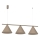 Żyrandol na linkach CAPITAL 3xGX53/15W/230V taupe