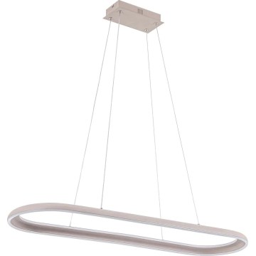 Žyrandol na linkach CASHMERE LED/80W/230V 30x100 cm biały