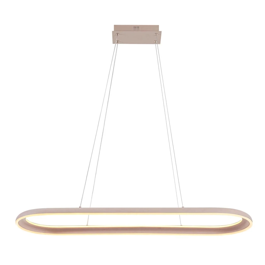 Žyrandol na linkach CASHMERE LED/80W/230V 30x100 cm biały
