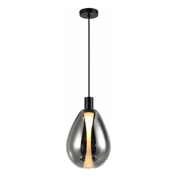 Žyrandol na linkach DENSO 1xG9/5W/230V Ø 20 cm czarny chrom
