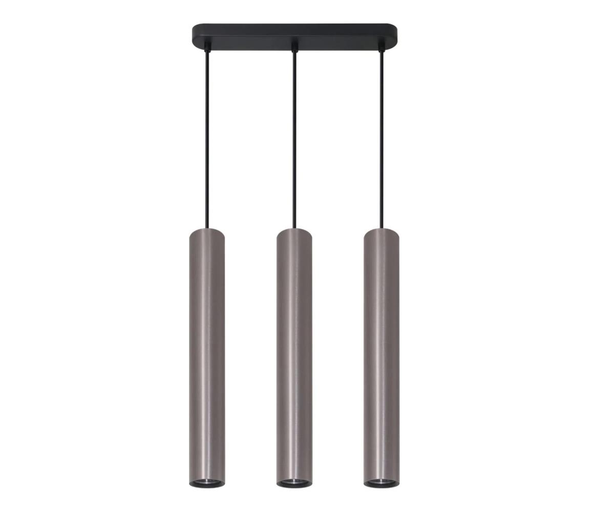 Żyrandol na linkach LUNGOMARE 3xGU10/10W/230V chrom