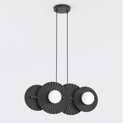 Żyrandol na linkach UMBRA 4xG9/8W/230V czarny