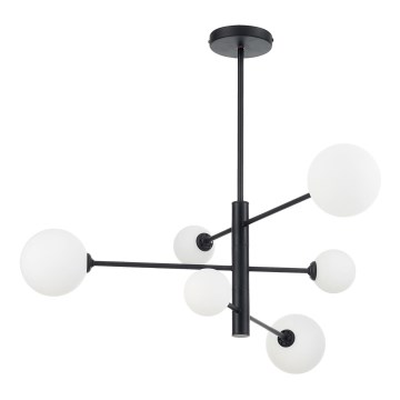 Żyrandol na pręcie DORADO 6xG9/40W/230V czarny