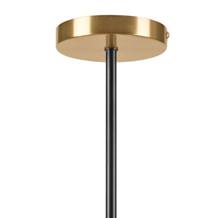 Żyrandol na pręcie GEORGIA 3xG9/5W/230V złoty/dymny beż