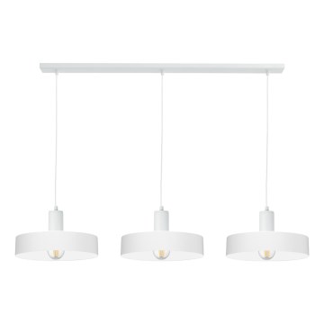 Żyrandol na przewodzie ARCANE 3xE27/60W/230V biały