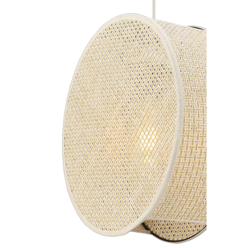 Žyrandol na przewodzie BIG DRUM 1xE27/60W/230V kremowy