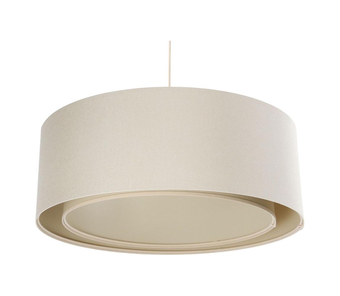 Żyrandol na przewodzie BOHO TRINITI 1xE27/60W/230V, średnica 50 cm, kremowy