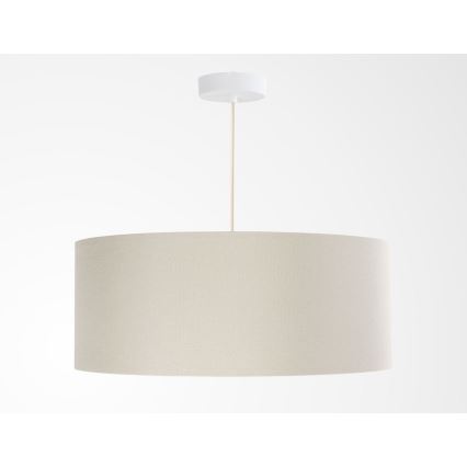 Żyrandol na przewodzie BOHO TRINITI 1xE27/60W/230V, średnica 50 cm, kremowy