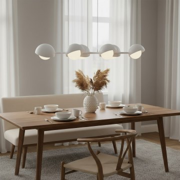 Żyrandol na przewodzie BOOM 6xG9/8W/230V biały