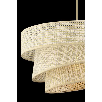 Żyrandol na przewodzie COUPER 1xE27/60W/230V kremowy