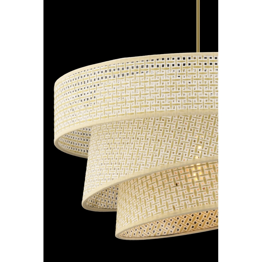 Żyrandol na przewodzie COUPER 1xE27/60W/230V kremowy