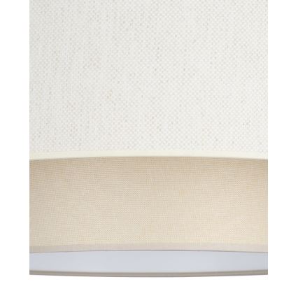 Żyrandol na przewodzie NATIA 1xE27/60W/230V śr. 45 cm kremowy