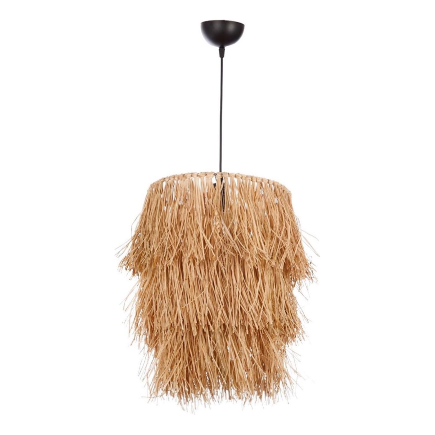 Żyrandol na przewodzie TASSEL 1xE27/40W/230V, rafia