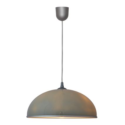 Żyrandol na sznurku CIRCLE 1xE27/15W/230V szary