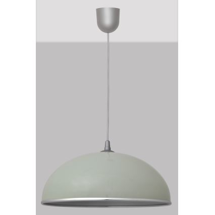 Żyrandol na sznurku CIRCLE 1xE27/15W/230V szary