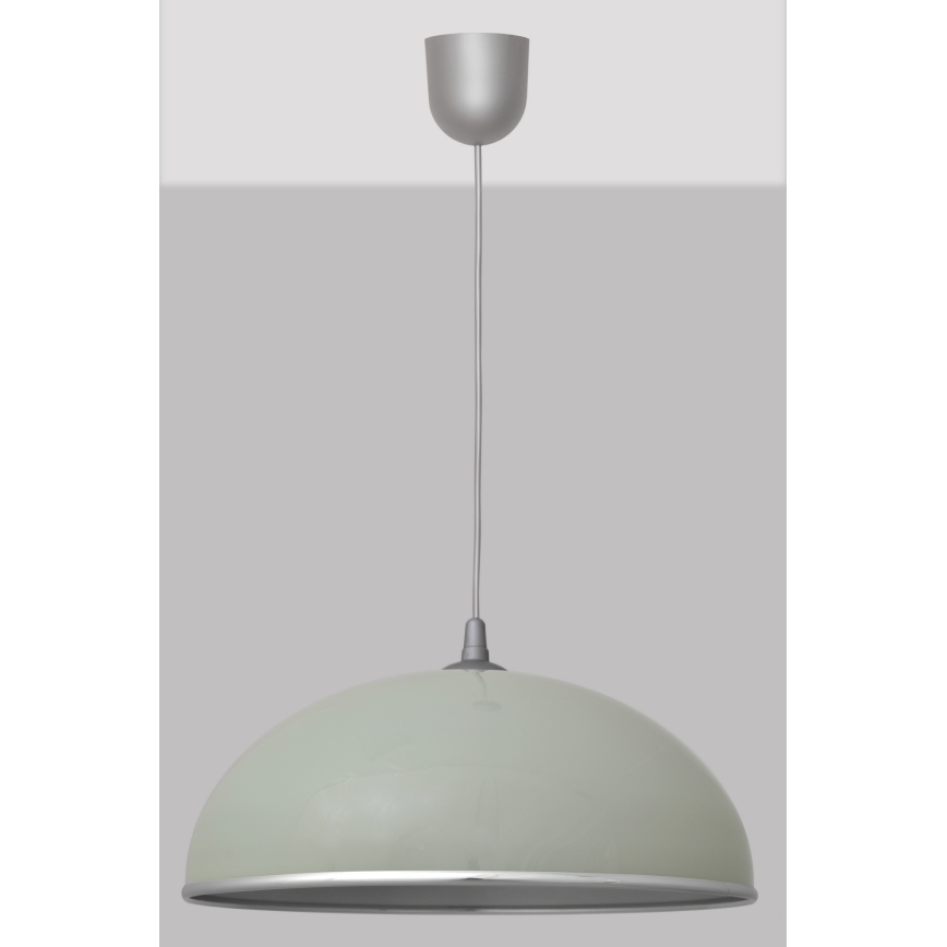 Żyrandol na sznurku CIRCLE 1xE27/15W/230V szary