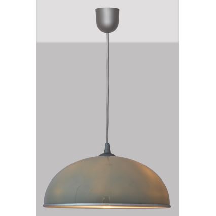 Żyrandol na sznurku CIRCLE 1xE27/15W/230V szary