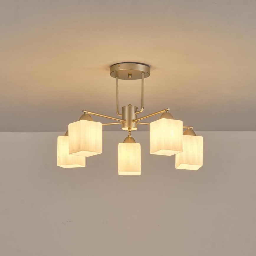Żyrandol natynkowy 5xE27/60W/230V