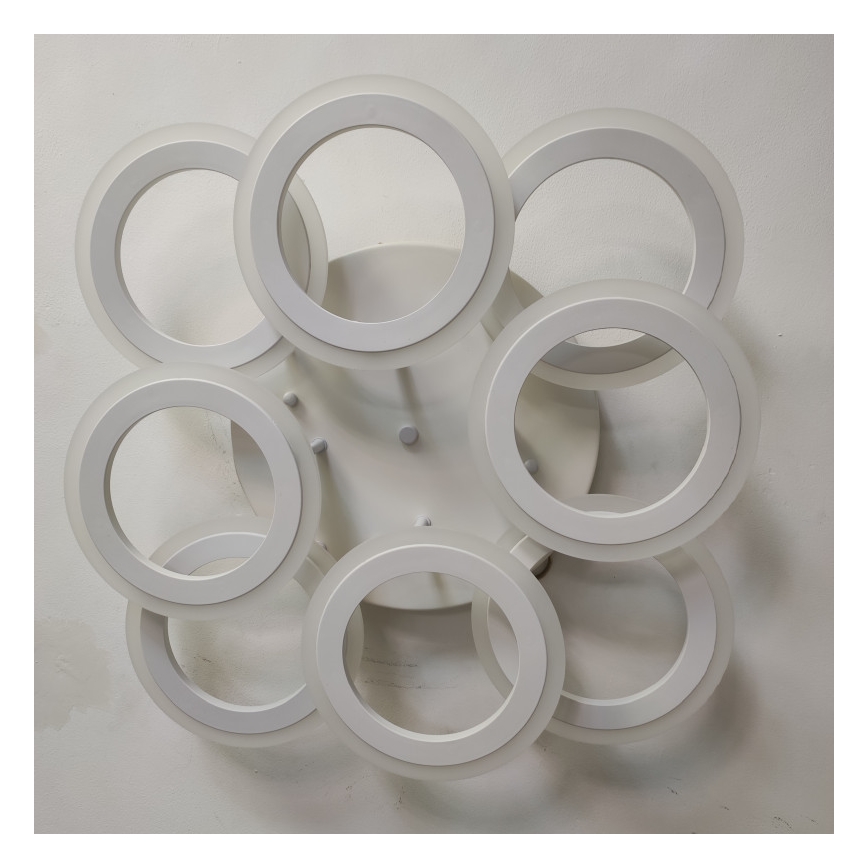 Żyrandol natynkowy 8xLED/18W/230V biały