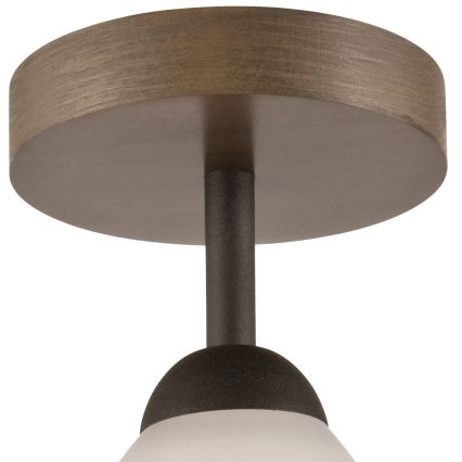 Żyrandol natynkowy ADRIANO 1xE27/60W/230V buk