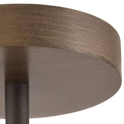 Żyrandol natynkowy ADRIANO 1xE27/60W/230V buk