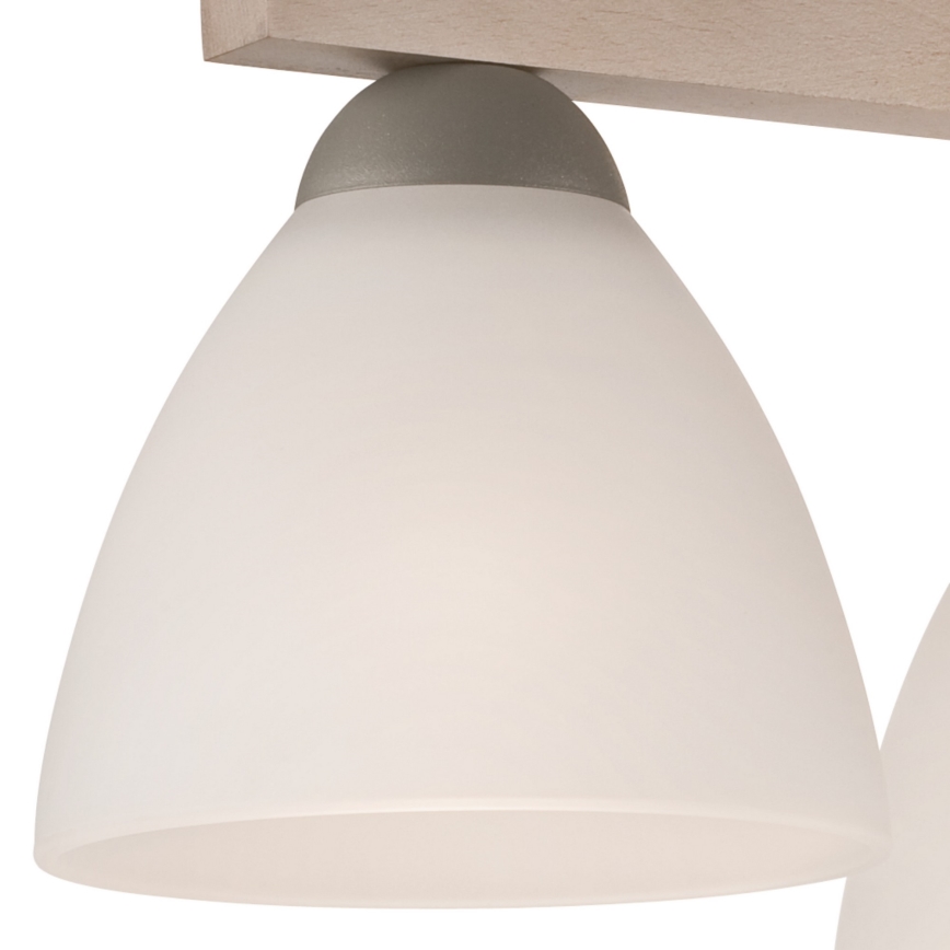 Żyrandol natynkowy ADRIANO 3xE27/60W/230V buk