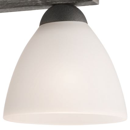 Żyrandol natynkowy ADRIANO 3xE27/60W/230V buk