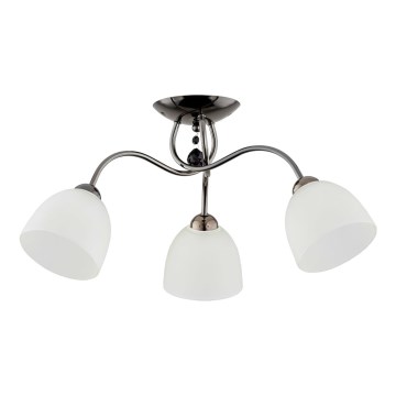 Żyrandol natynkowy AMARILLO 3xE27/15W/230V chrom błyszczący
