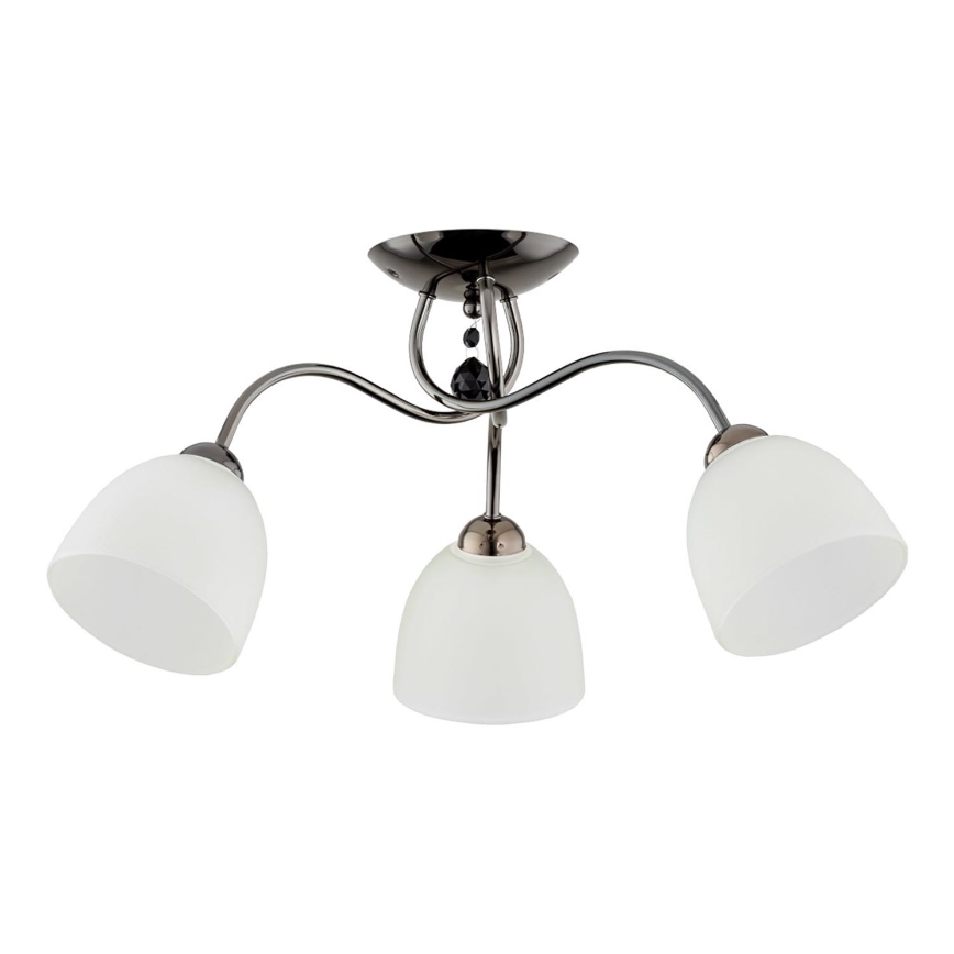 Żyrandol natynkowy AMARILLO 3xE27/15W/230V chrom błyszczący