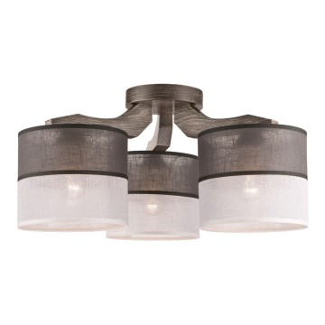 Żyrandol natynkowy ANDREA 3xE27/60W/230V