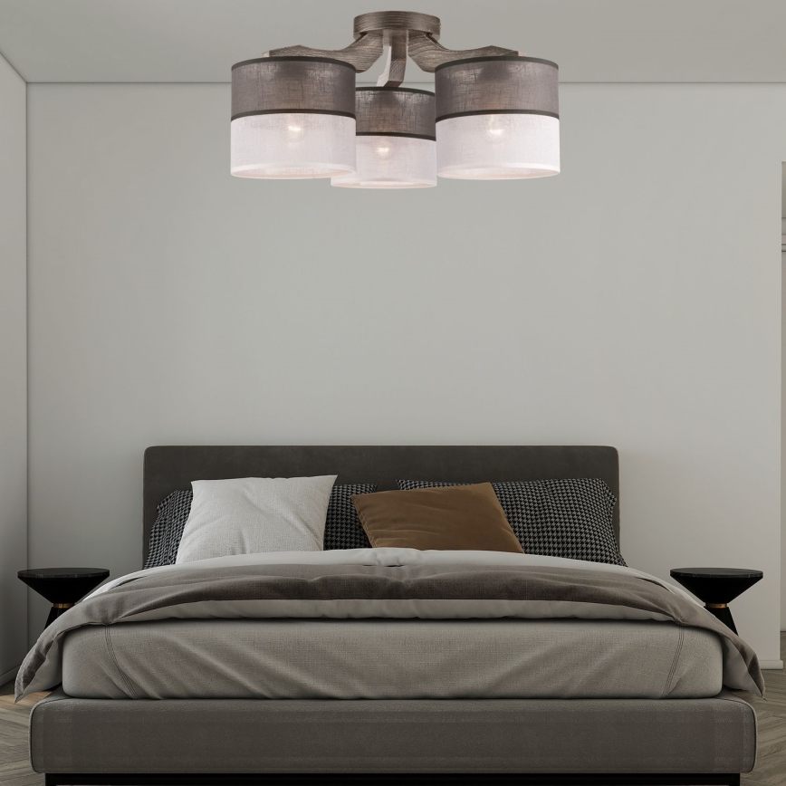 Żyrandol natynkowy ANDREA 3xE27/60W/230V