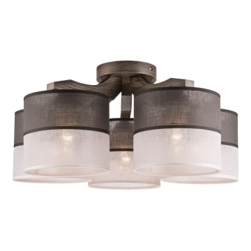 Żyrandol natynkowy ANDREA 5xE27/60W/230V