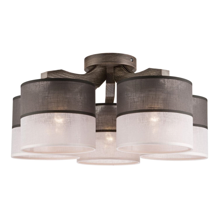 Żyrandol natynkowy ANDREA 5xE27/60W/230V