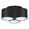 Żyrandol natynkowy ARDEN 3xE27/60W/230V czarny/biały