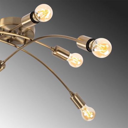 Żyrandol natynkowy BANANA 8xE27/40W/230V