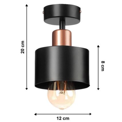 Żyrandol natynkowy BODO 1xE27/60W/230V