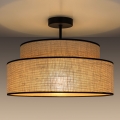 Żyrandol natynkowy BOHO 1xE27/60W/230V beżowy
