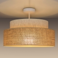 Żyrandol natynkowy BOHO 1xE27/60W/230V kremowy/beżowy