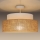 Żyrandol natynkowy BOHO 1xE27/60W/230V śr. 40 cm biały/beżowy