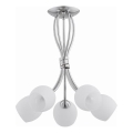 Żyrandol natynkowy BUENA 5xE14/10W/230V chrom błyszczący