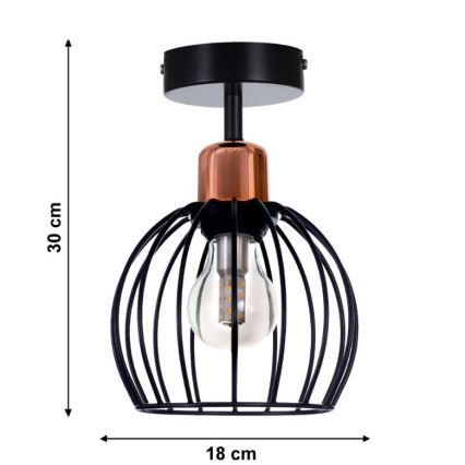 Żyrandol natynkowy CELTA 1xE27/40W/230V