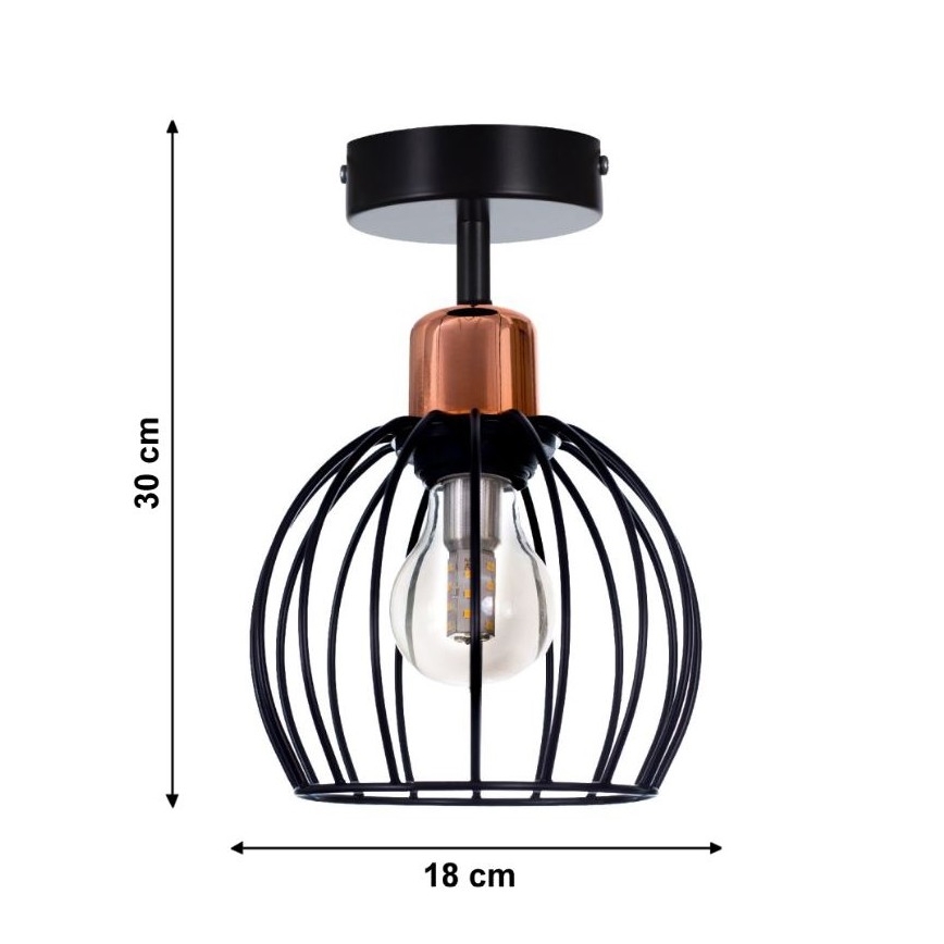 Żyrandol natynkowy CELTA 1xE27/40W/230V
