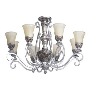 Żyrandol natynkowy CHIARO 8xE27/60W/230V