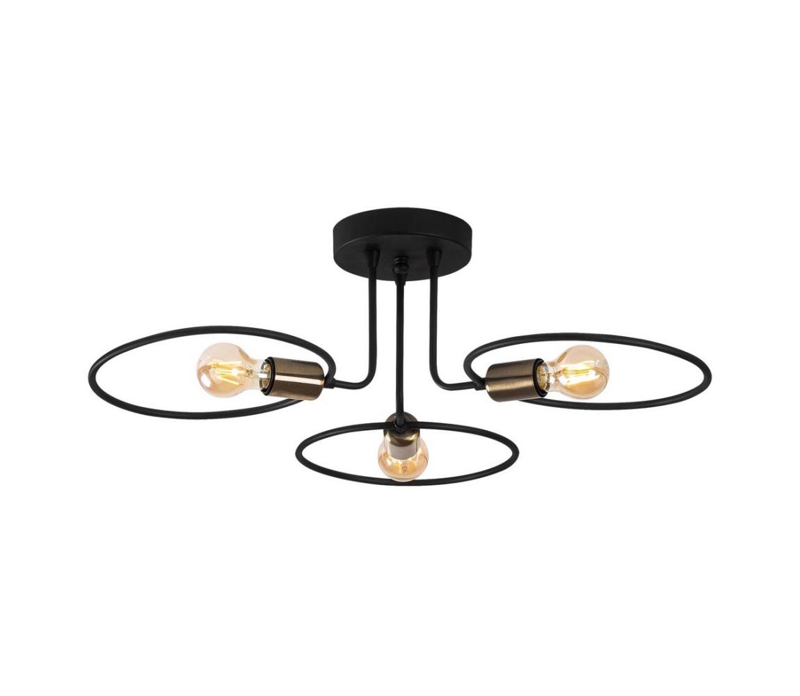 Żyrandol natynkowy CIRCLE 3xE27/40W/230V