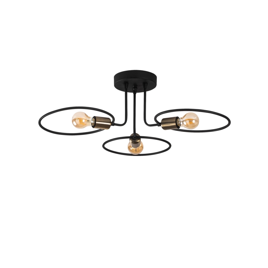 Żyrandol natynkowy CIRCLE 3xE27/40W/230V
