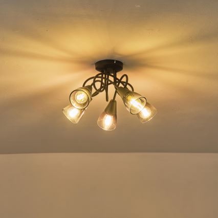 Żyrandol natynkowy CLASSY 5xE14/7W/230V