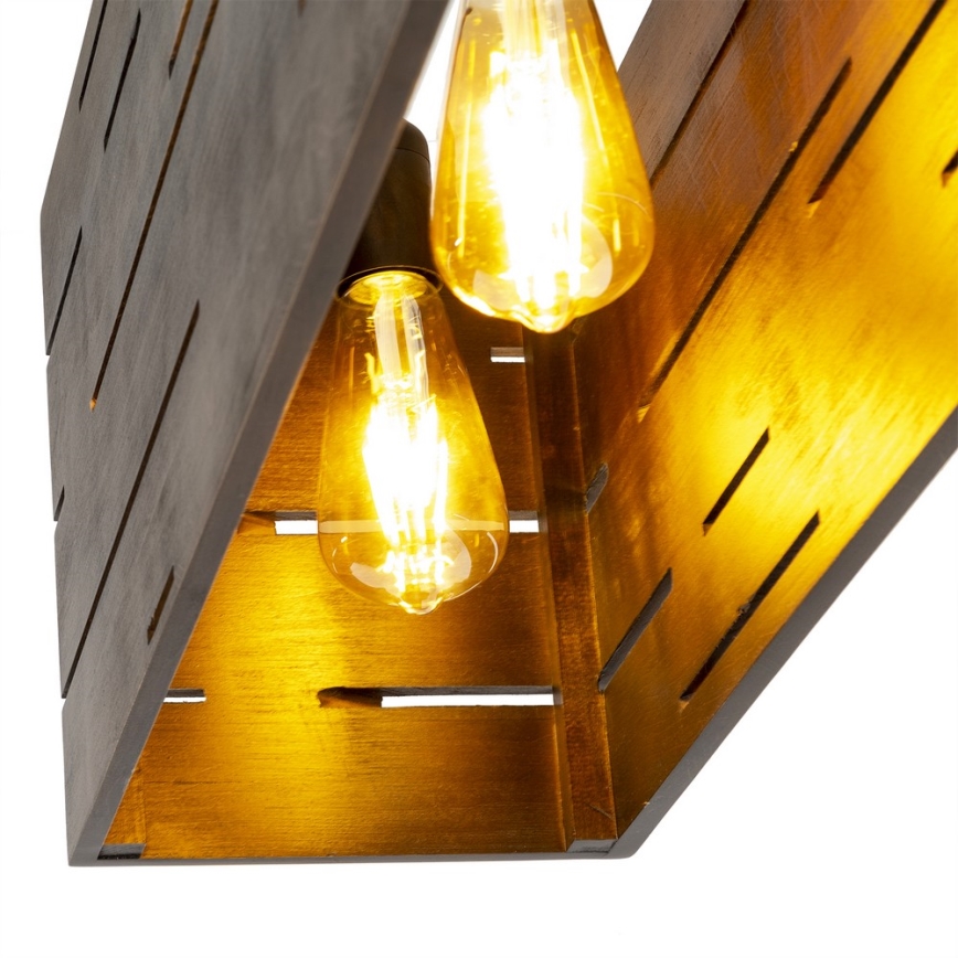 Żyrandol natynkowy CUBO 3xE27/60W/230V