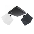 Żyrandol natynkowy DIAMENT 2xE27/60W/230V czarno-biały