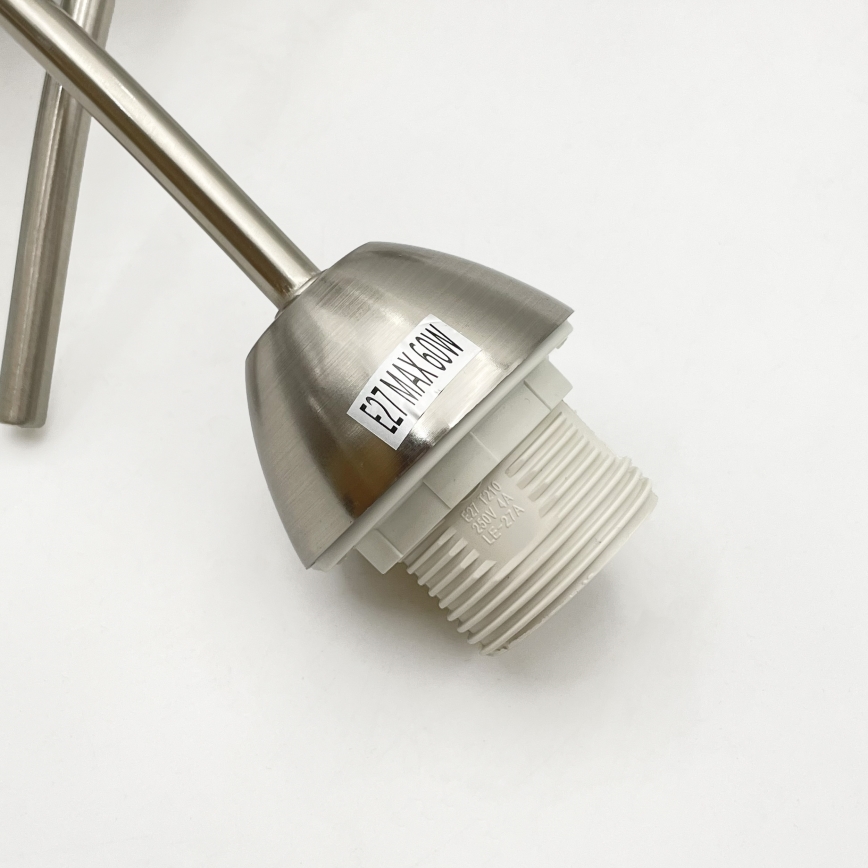 Żyrandol natynkowy DONNA 3xE27/60W/230V nikiel